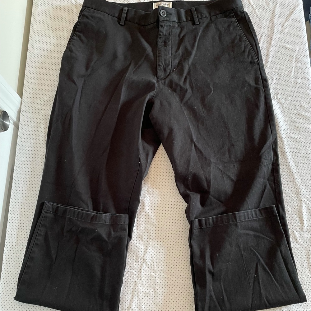 Black Docker Pants